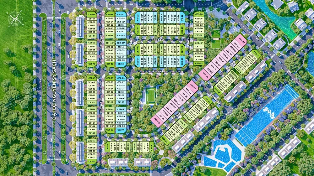 Phân khu Central Plaza