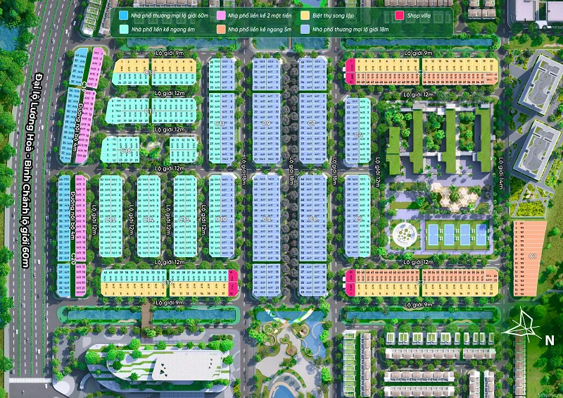 Phân khu River Park LA Home Long An