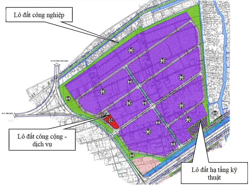Khu công nghiệp sân bay Tiên Lãng - Khu B