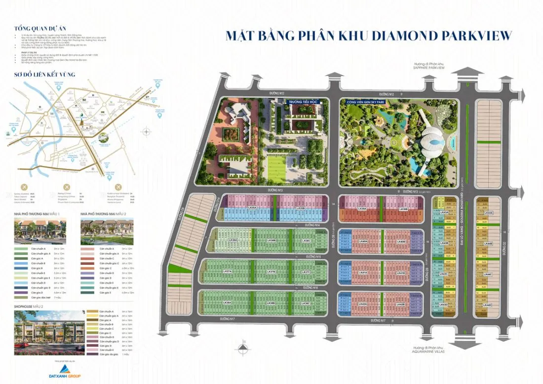 Phân khu Diamond Parkvie