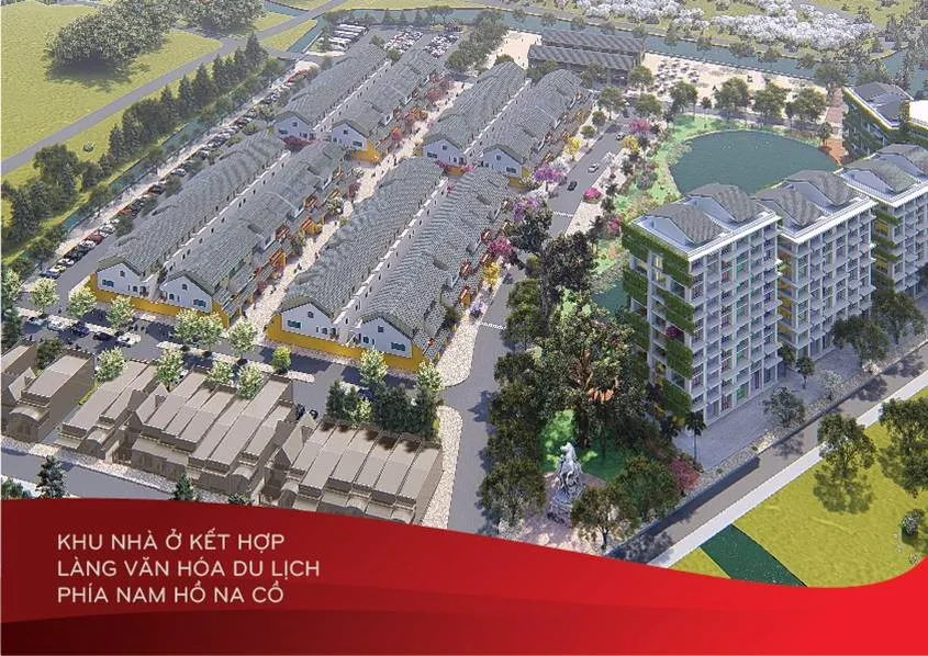 Khu nhà ở phía Nam hồ Na Cồ