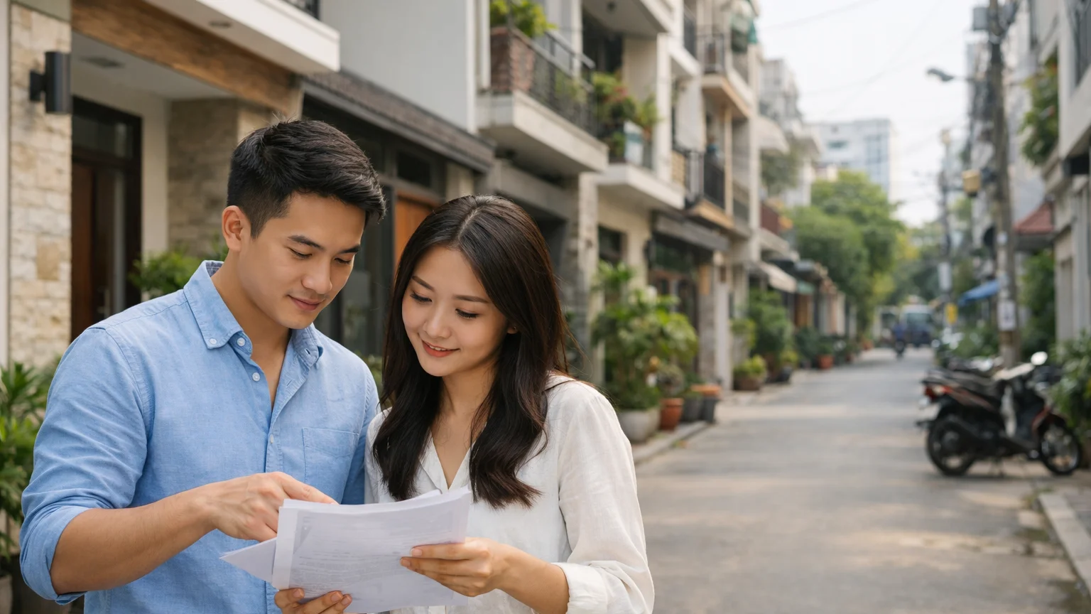 cách chọn vị trí nhà đẹp qua kiểm tra quy hoạch thực địa