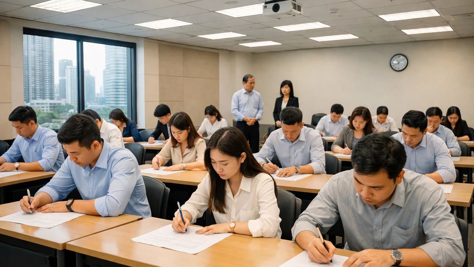 phòng sát hạch chứng chỉ hành nghề môi giới bất động sản 2026