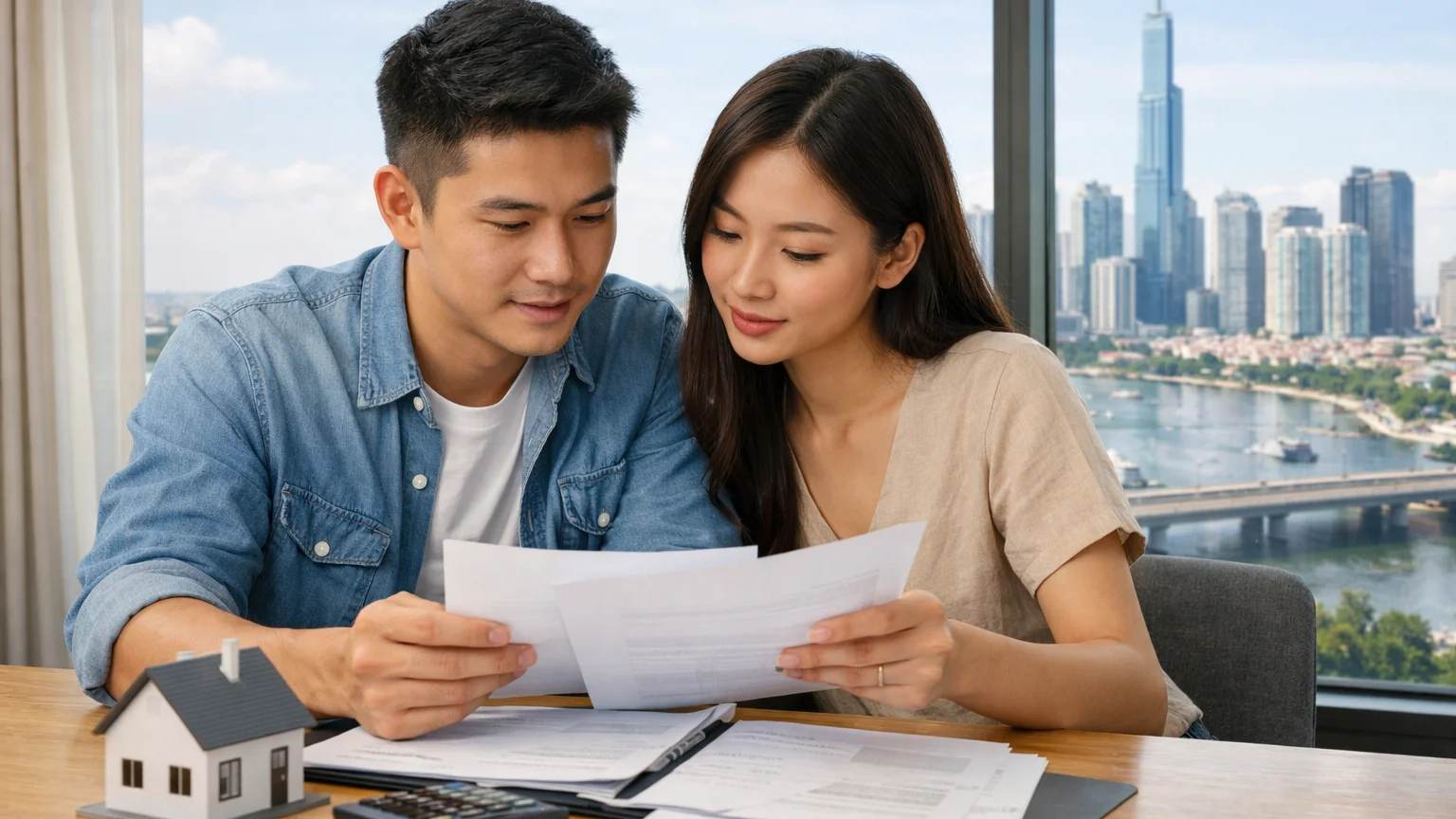 người mua nhà lần đầu tìm hiểu lãi suất vay mua nhà 2026 tại TP.HCM
