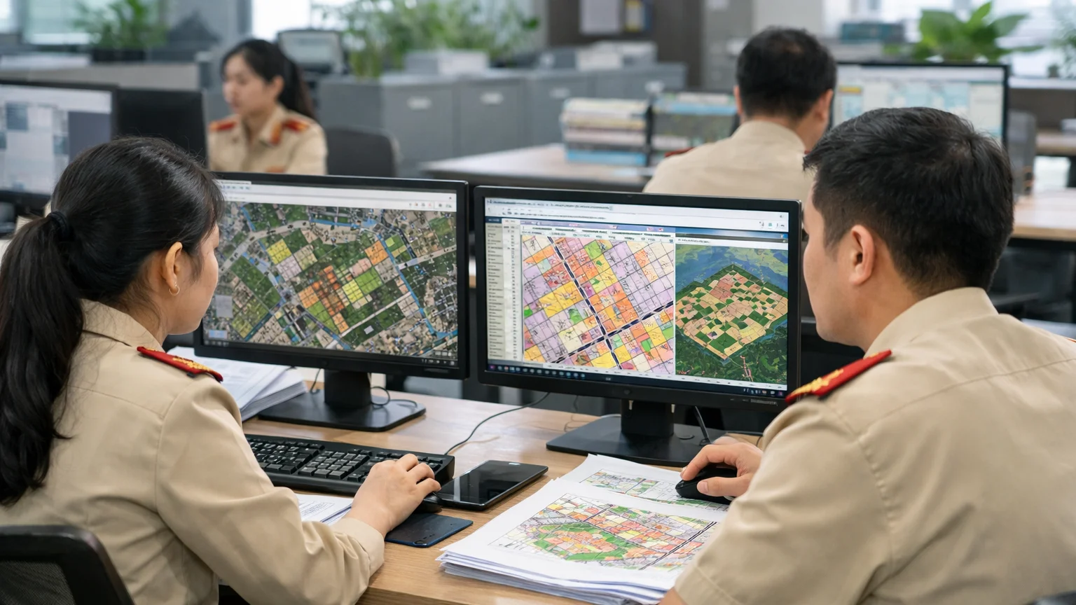 Số hóa dữ liệu đất đai tại TP.HCM kiểm tra hồ sơ điện tử