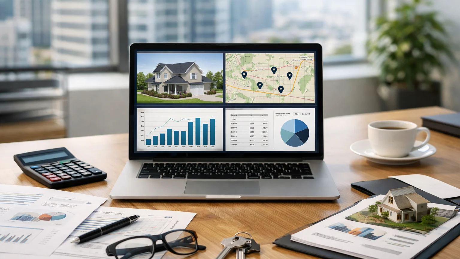 Dữ liệu định giá BĐS năm 2026 giao diện phần mềm AI Proptech