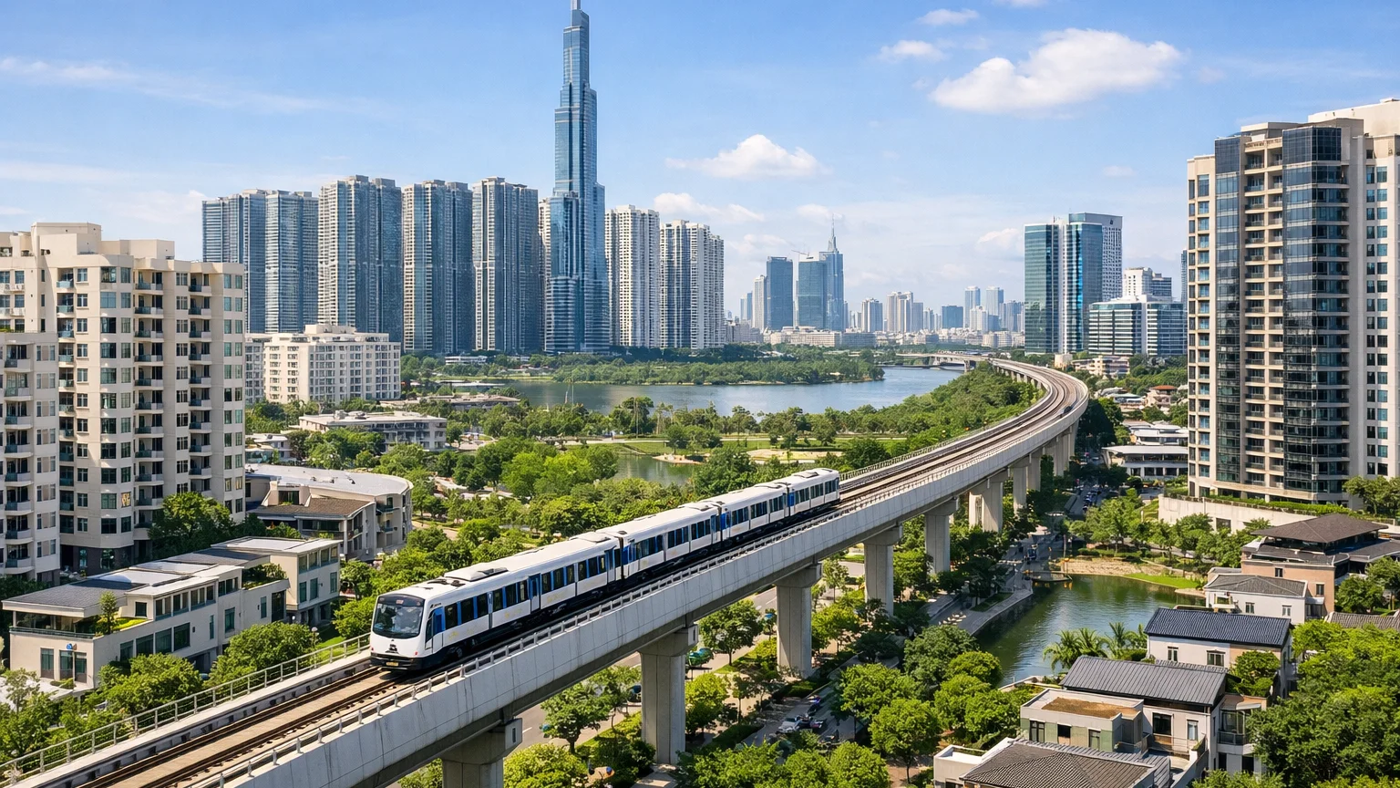 kinh nghiệm mua nhà TPHCM khu Thủ Đức Metro hiện đại