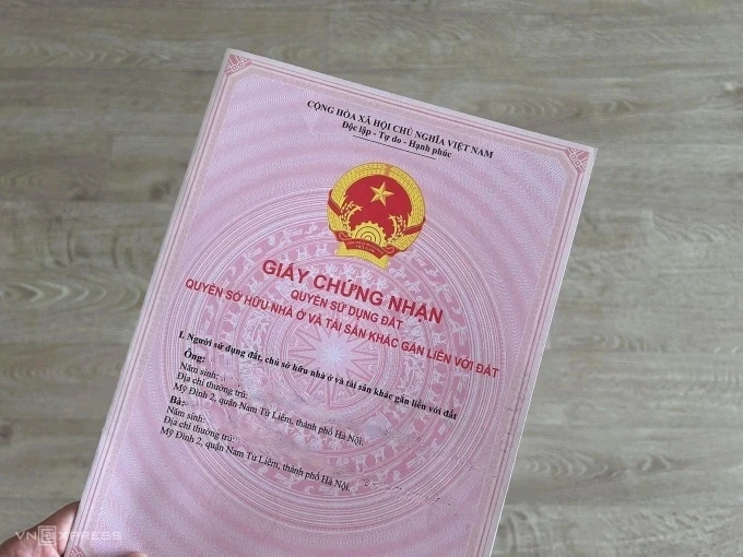 Mẫu sổ đỏ cấp cho người dân năm 2021