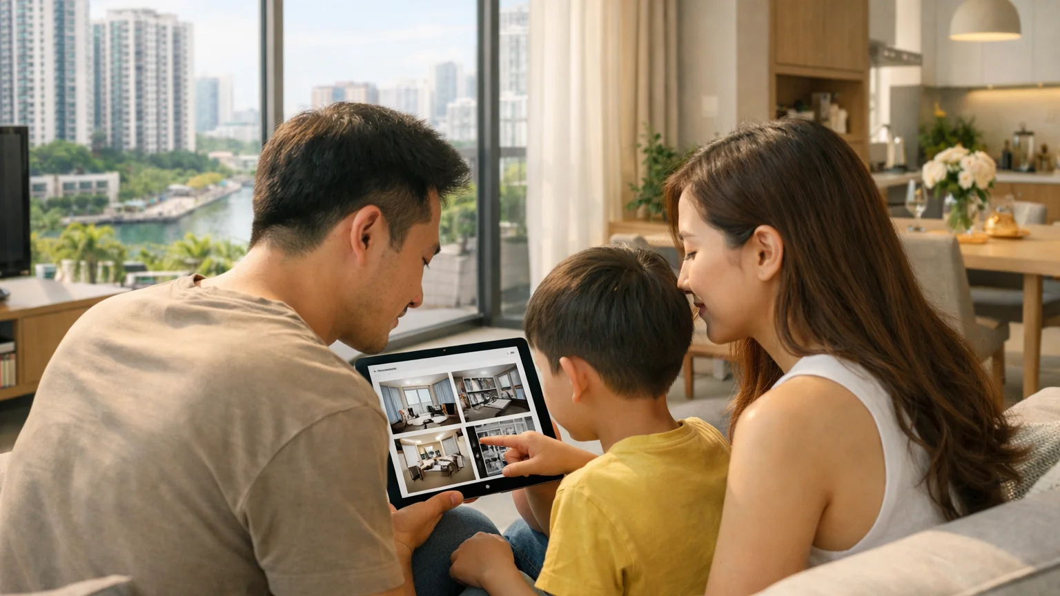 Gia đình tham khảo MOSO khi mua nhà chung cư quan 7 TP HCM