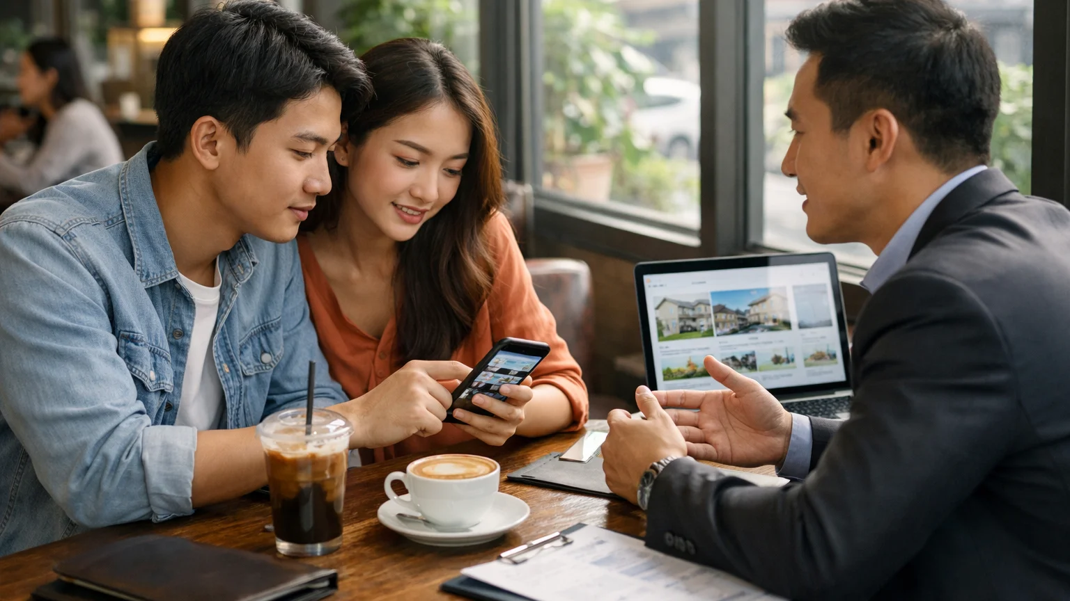 mua nhà qua môi giới so sánh giá thực tế