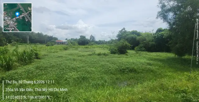 Bán đất đường Võ Văn Điều Huyện Củ Chi, TP.HCM – giá 12.3 tỷ