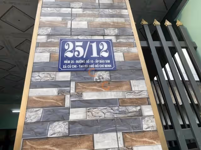 Bán nhà hẻm Nguyễn Thị Chuẩn, ấp Bàu Sim Huyện Củ Chi, TP.HCM – 2 phòng ngủ, giá 2.4 tỷ Bán nhà hẻm Nguyễn Thị Chuẩn, ấp Bàu Sim Huyện Củ Chi, TP.HCM – 2 phòng ngủ, giá 2.4 tỷ