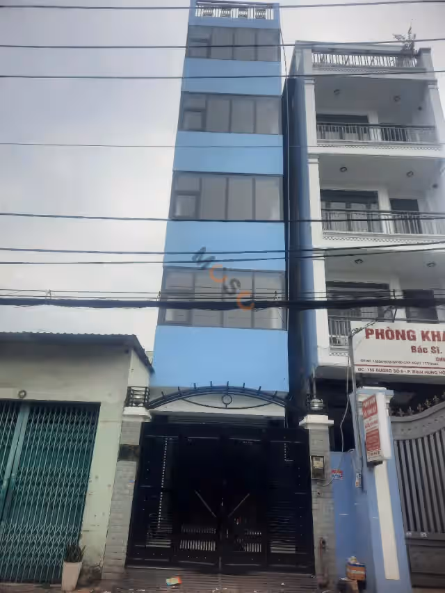 Bán nhà mặt tiền đường số 6 Quận Bình Tân, TP.HCM – 9 phòng ngủ, giá 8 tỷ
