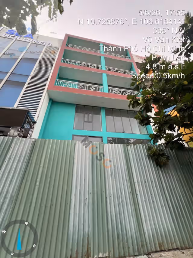 Cho thuê nhà hẻm Võ Văn Kiệt Quận Bình Tân, TP.HCM – 1 phòng ngủ, giá 120 triệu