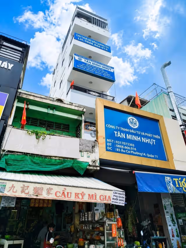Bán nhà mặt tiền Đường Âu Cơ Quận 11, TP.HCM – 5 phòng ngủ, giá 17 tỷ