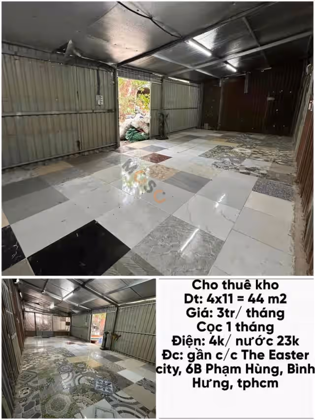 Cho thuê phòng trọ Đường Phạm Hùng Huyện Bình Chánh, TP.HCM – giá 3 triệu