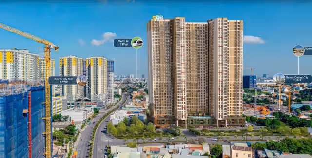 Bán căn hộ chung cư Bà Huyện Thanh Quan Thành phố Dĩ An, Bình Dương – 2 phòng ngủ, giá 2.5 tỷ
