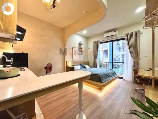 Cho thuê căn hộ dịch vụ Đường Phan Văn Trị Quận Bình Thạnh, TP.HCM – 1 phòng ngủ, giá 6.9 triệu