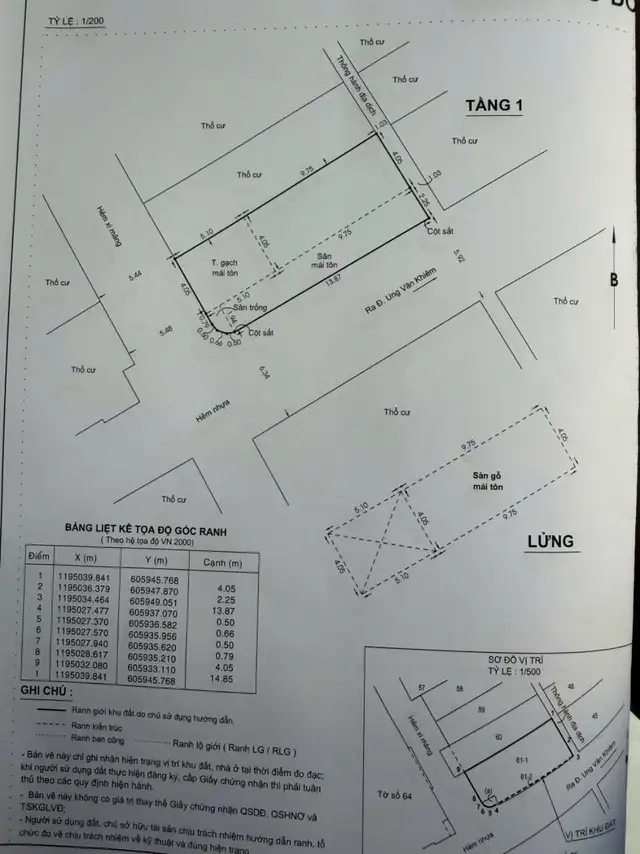 Bán nhà hẻm Ung Văn Khiêm Quận Bình Thạnh, TP.HCM – giá 14.5 tỷ