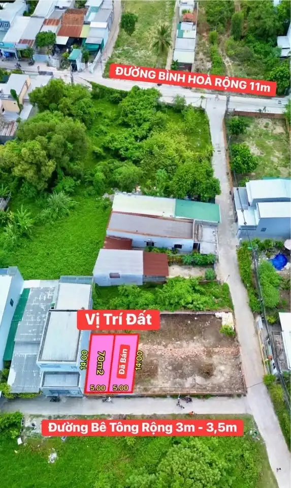 Bán đất hẻm đường Bình Hòa  Thành phố Nha Trang, Khánh Hòa – giá 1.1 tỷ