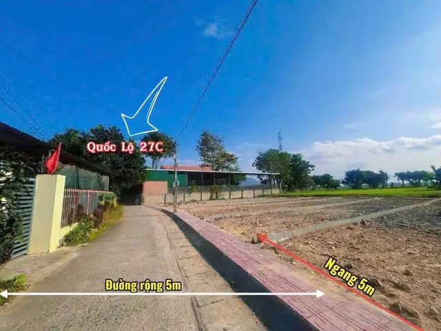 Bán đất thôn Quang Thạnh Huyện Diên Khánh, Khánh Hòa – giá 990 triệu