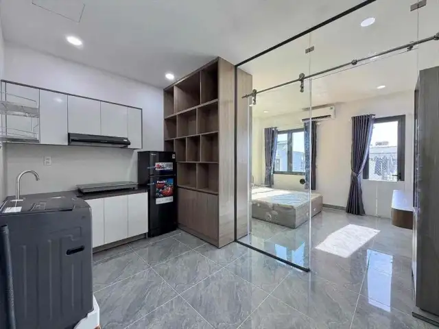 Cho thuê căn hộ dịch vụ Đường Nguyễn Văn Quá Quận 12, TP.HCM – 1 phòng ngủ, giá 4.5 triệu