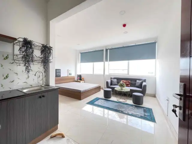 Cho thuê căn hộ dịch vụ Đường Lê Văn Thịnh Nối Dài Quận 2 cũ, TP.HCM – 1 phòng ngủ, giá 4.7 triệu