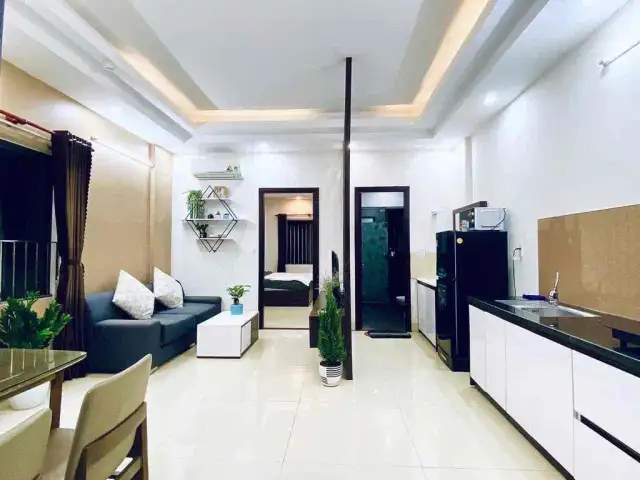 Cho thuê căn hộ dịch vụ Cầu Sông Hàn An Hải, Đà Nẵng – 1 phòng ngủ, giá 10 triệu
