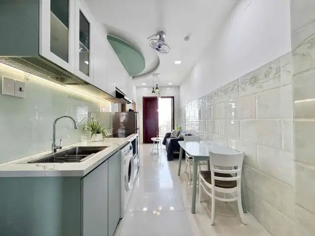 Cho thuê căn hộ dịch vụ Đường Hậu Giang Quận 6, TP.HCM – 2 phòng ngủ, giá 9.5 triệu