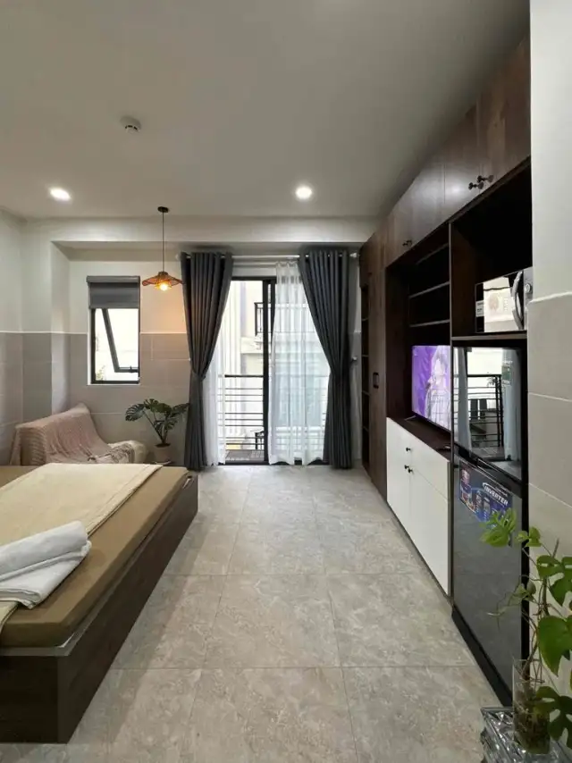 Cho thuê căn hộ dịch vụ Nguyễn Trọng Lội Quận Tân Bình, TP.HCM – 1 phòng ngủ, giá 5.9 triệu