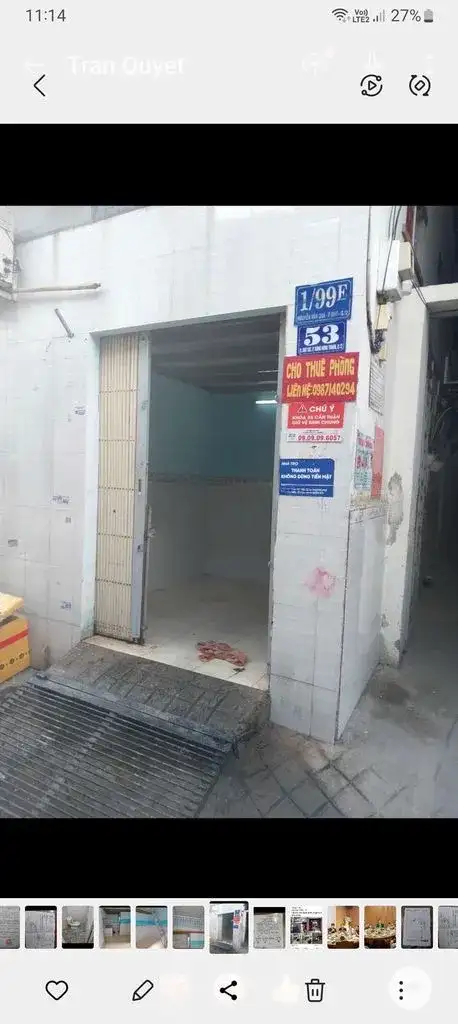 Cho thuê phòng trọ Nguyễn Văn Quá Quận 12, TP.HCM – 1 phòng ngủ, giá 2 triệu Cho thuê phòng trọ Nguyễn Văn Quá Quận 12, TP.HCM – 1 phòng ngủ, giá 2 triệu