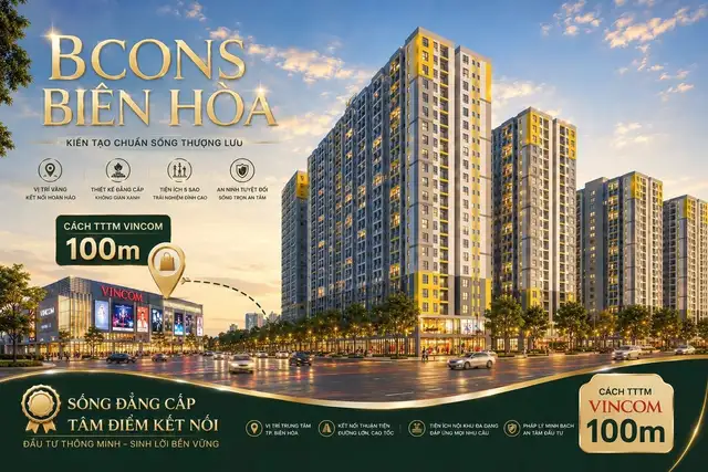 Bán căn hộ chung cư Phan Trung Thành phố Biên Hòa, Đồng Nai – 2 phòng ngủ, giá 1.8 tỷ