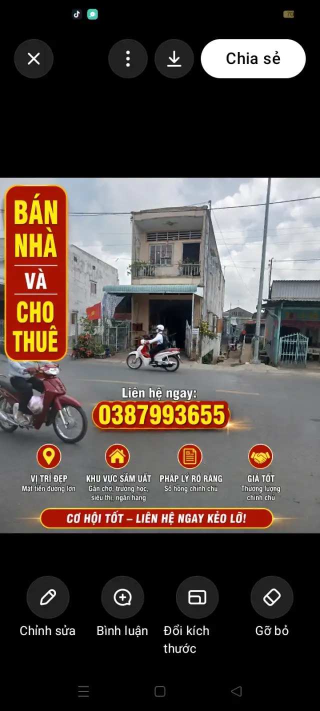 Bán nhà mặt tiền Trần Hưng Đạo Thị xã Tân Châu, An Giang – 1 phòng ngủ, giá 3.4 tỷ Bán nhà mặt tiền Trần Hưng Đạo Thị xã Tân Châu, An Giang – 1 phòng ngủ, giá 3.4 tỷ