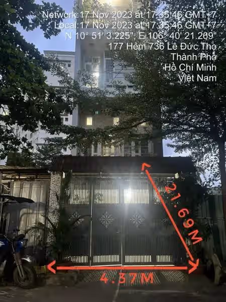Bán nhà hẻm Ấp Vĩnh Bình Quận Gò Vấp, TP.HCM – giá 7.5 tỷ Bán nhà hẻm Ấp Vĩnh Bình Quận Gò Vấp, TP.HCM – giá 7.5 tỷ
