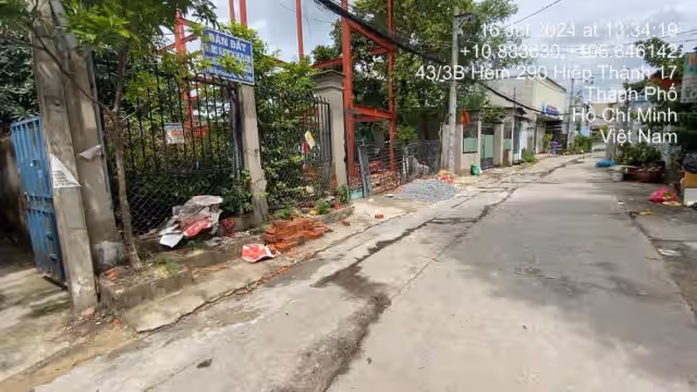 Bán đất Hiệp Thành 17 Quận 12, TP.HCM – giá 5.1 tỷ