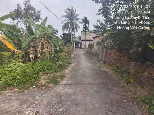 Bán nhà hẻm Thôn Phương La Huyện Tiên Lãng, TP. Hải Phòng – giá 782 triệu