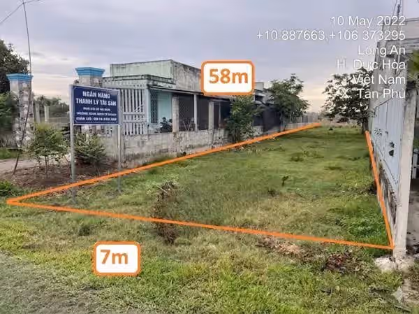 Bán đất Huyện Đức Hòa, Long An – giá 1.6 tỷ
