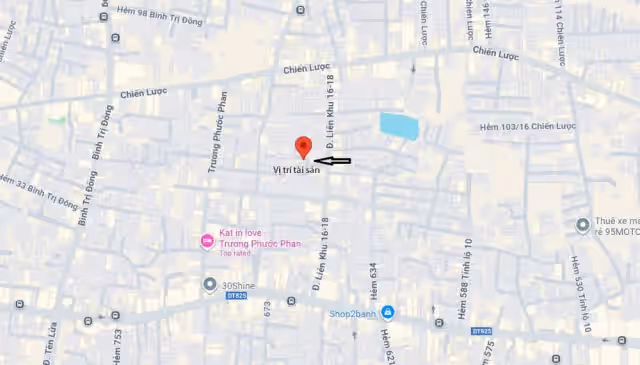 Bán nhà hẻm Đường Liên Khu 16-18 Quận Bình Tân, TP.HCM – giá 7.3 tỷ Bán nhà hẻm Đường Liên Khu 16-18 Quận Bình Tân, TP.HCM – giá 7.3 tỷ