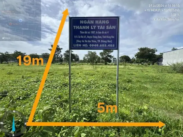 Bán đất D1 Huyện Trảng Bom, Đồng Nai – giá 1 tỷ Bán đất D1 Huyện Trảng Bom, Đồng Nai – giá 1 tỷ