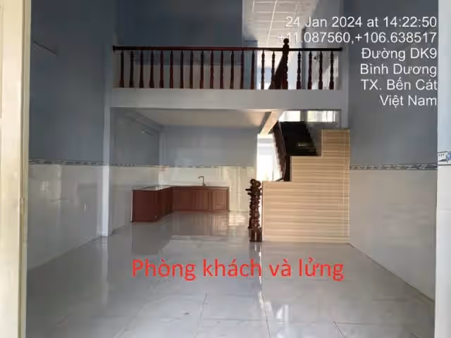 Bán nhà hẻm Đường DK 9 Thị xã Bến Cát, Bình Dương – giá 2.7 tỷ