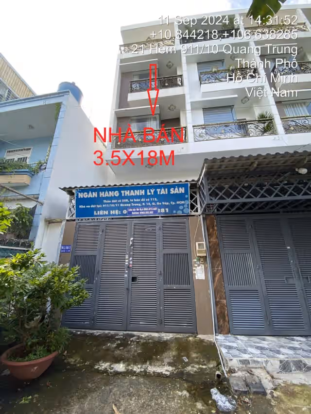 Bán nhà hẻm Đường Quang Trung Quận Gò Vấp, TP.HCM – giá 6.6 tỷ Bán nhà hẻm Đường Quang Trung Quận Gò Vấp, TP.HCM – giá 6.6 tỷ