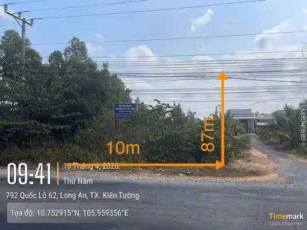 Bán đất Thị xã Kiến Tường, Long An – giá 4.2 tỷ