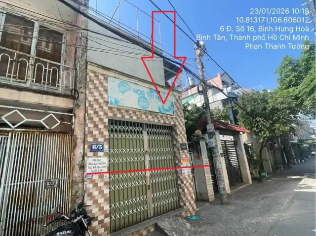 Bán nhà hẻm Đường Số 16 Quận Bình Tân, TP.HCM – giá 9.4 tỷ Bán nhà hẻm Đường Số 16 Quận Bình Tân, TP.HCM – giá 9.4 tỷ