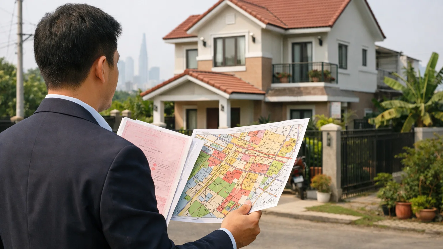 môi giới bất động sản kiểm tra thực địa pháp lý 2026 ngoại thành Sài Gòn
