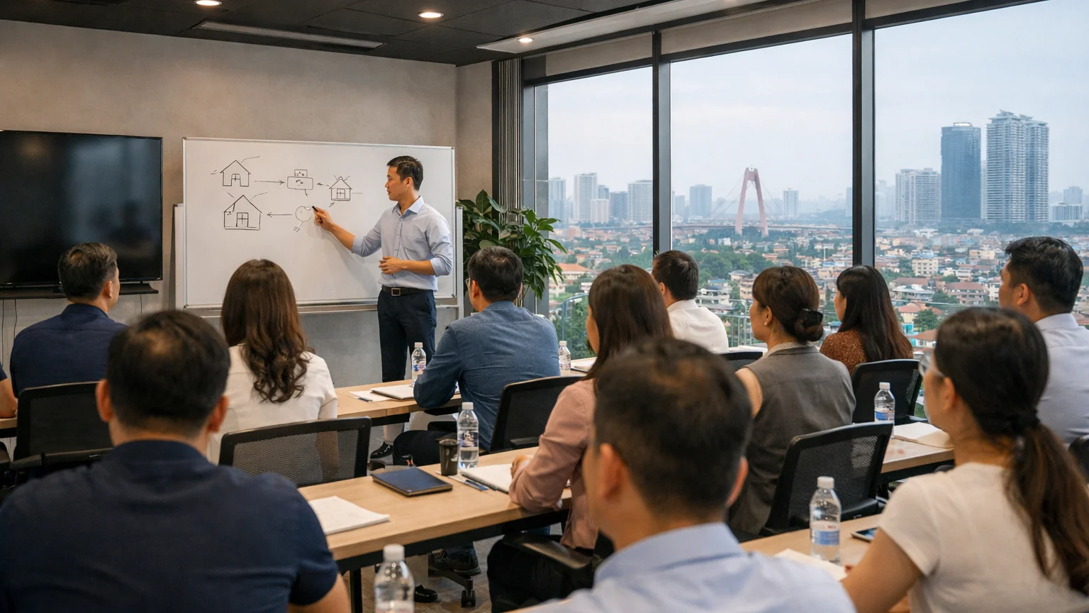 thị trường đào tạo môi giới bất động sản năm 2026 tại Hà Nội
