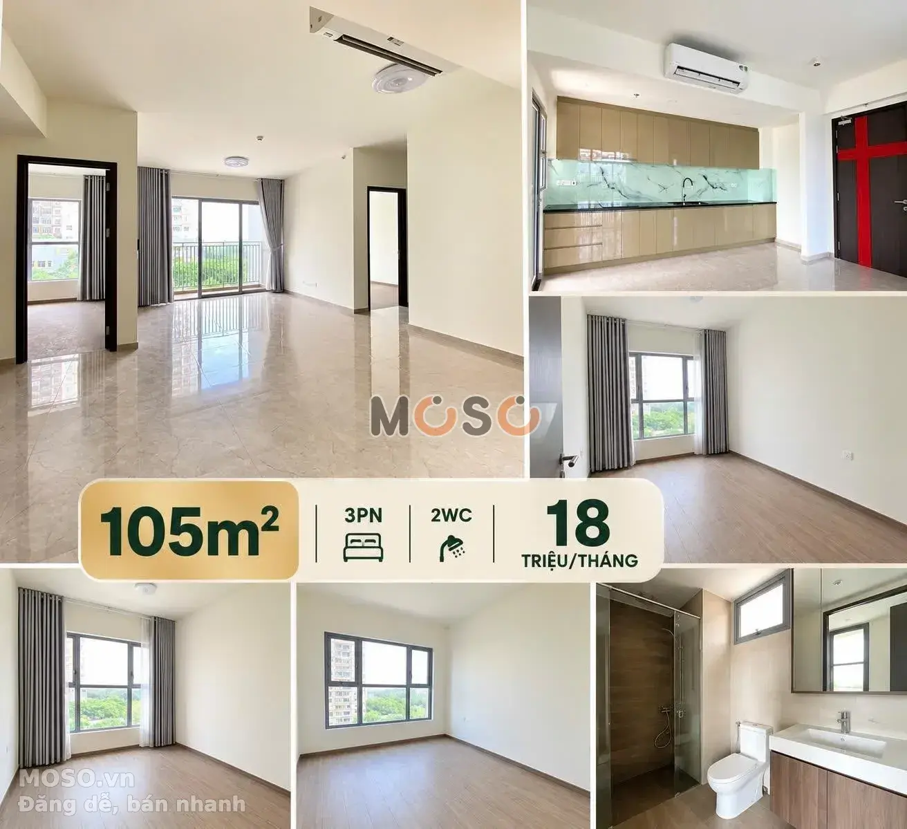 Cho thuê căn hộ chung cư Đường Nguyễn Hữu Thọ Huyện Nhà Bè, TP.HCM – 3 phòng ngủ, giá 20.5 triệu - ảnh 10